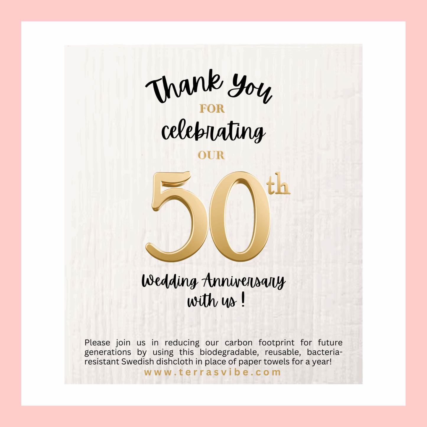 ANNIVERSARY PARTY FAVOUR ~ 25th or 50th Year