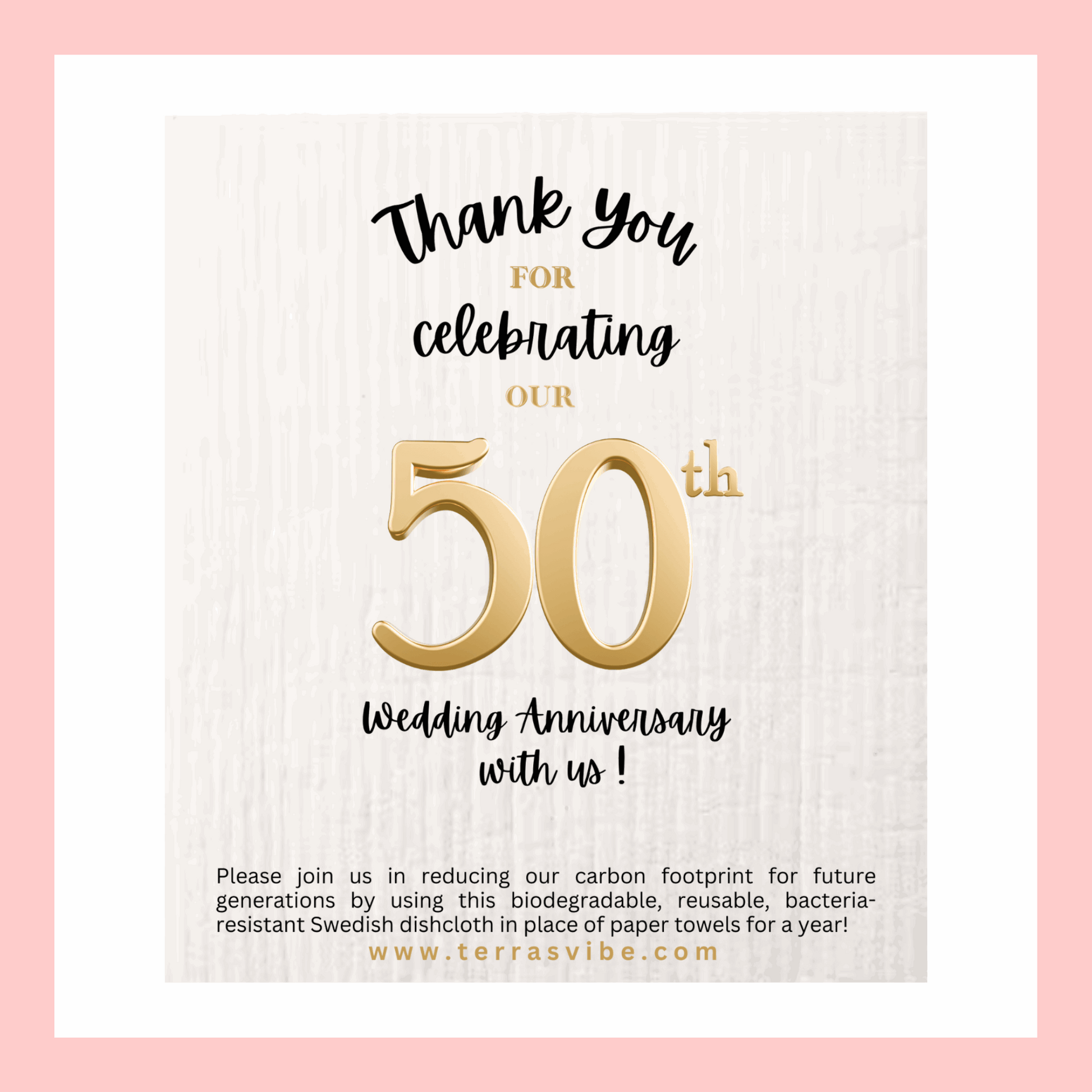 ANNIVERSARY PARTY FAVOUR ~ 25th or 50th Year