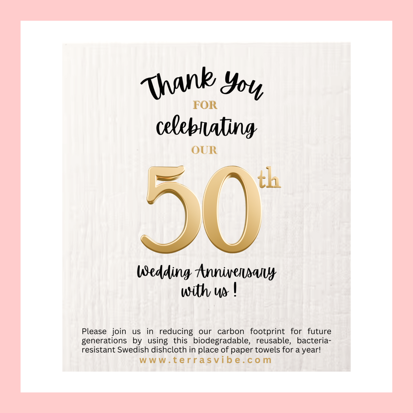 ANNIVERSARY PARTY FAVOR ~ 25th or 50th Year