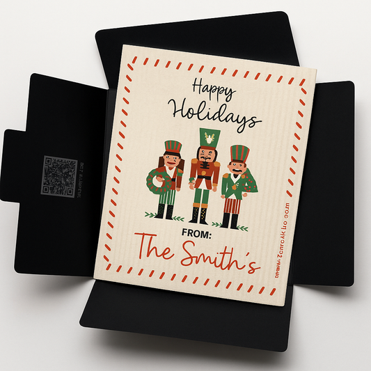 PERSONALIZED HOLIDAY NUTCRACKER- Swedish Cloth