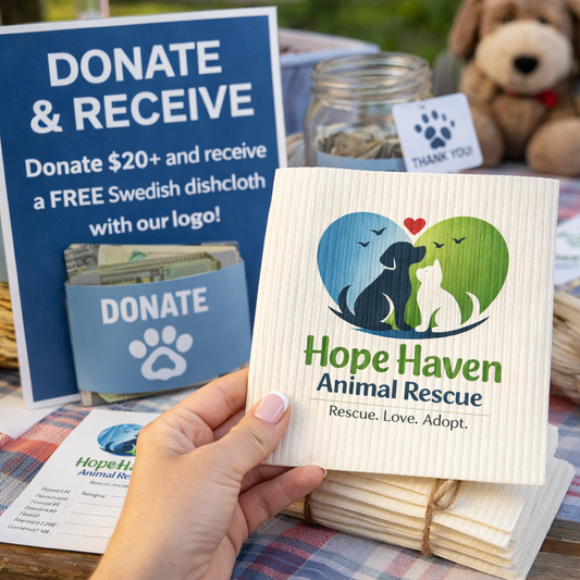 Fundraising Cloths for CHARITIES and NON-PROFITS