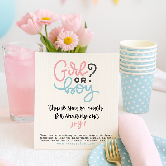 GENDER REVEAL PARTY FAVOR