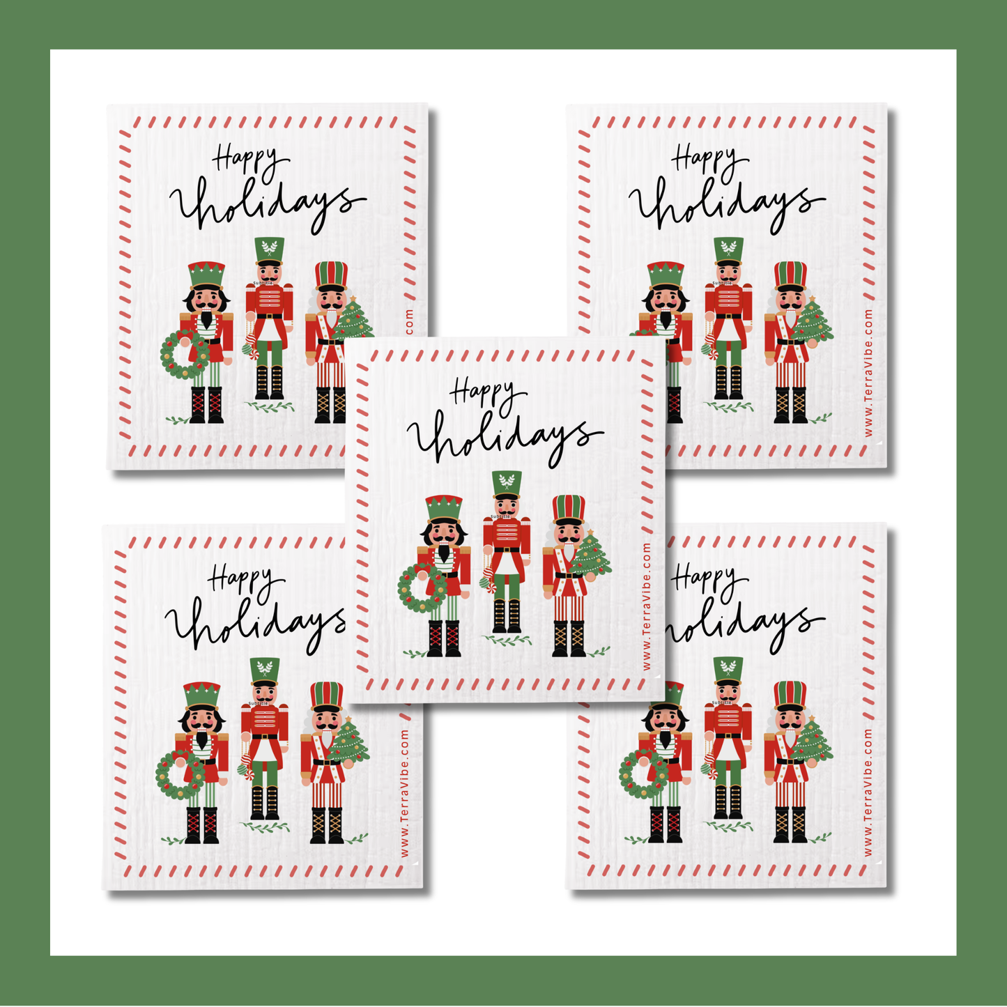 HOLIDAY NUTCRACKER - Swedish Cloth