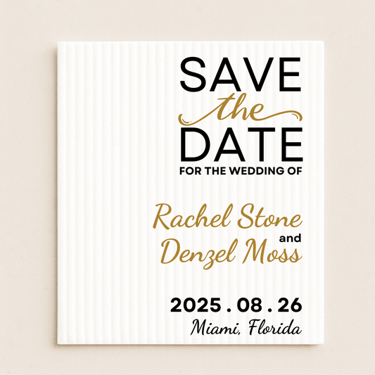 25 x SAVE THE DATES - any color
