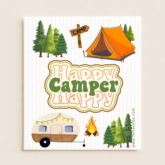 2 x XL HAPPY CAMPER