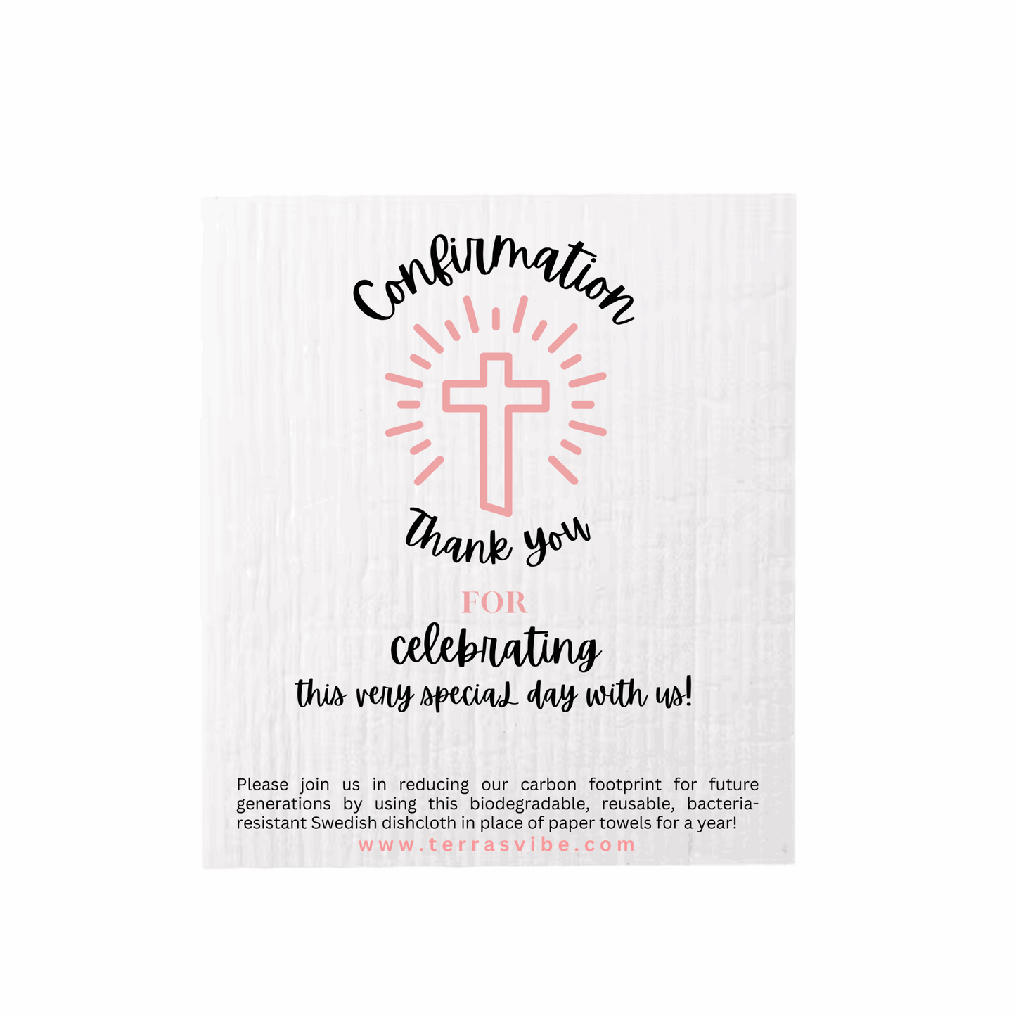 CONFIRMATION FAVOUR ~ [pink or blue]