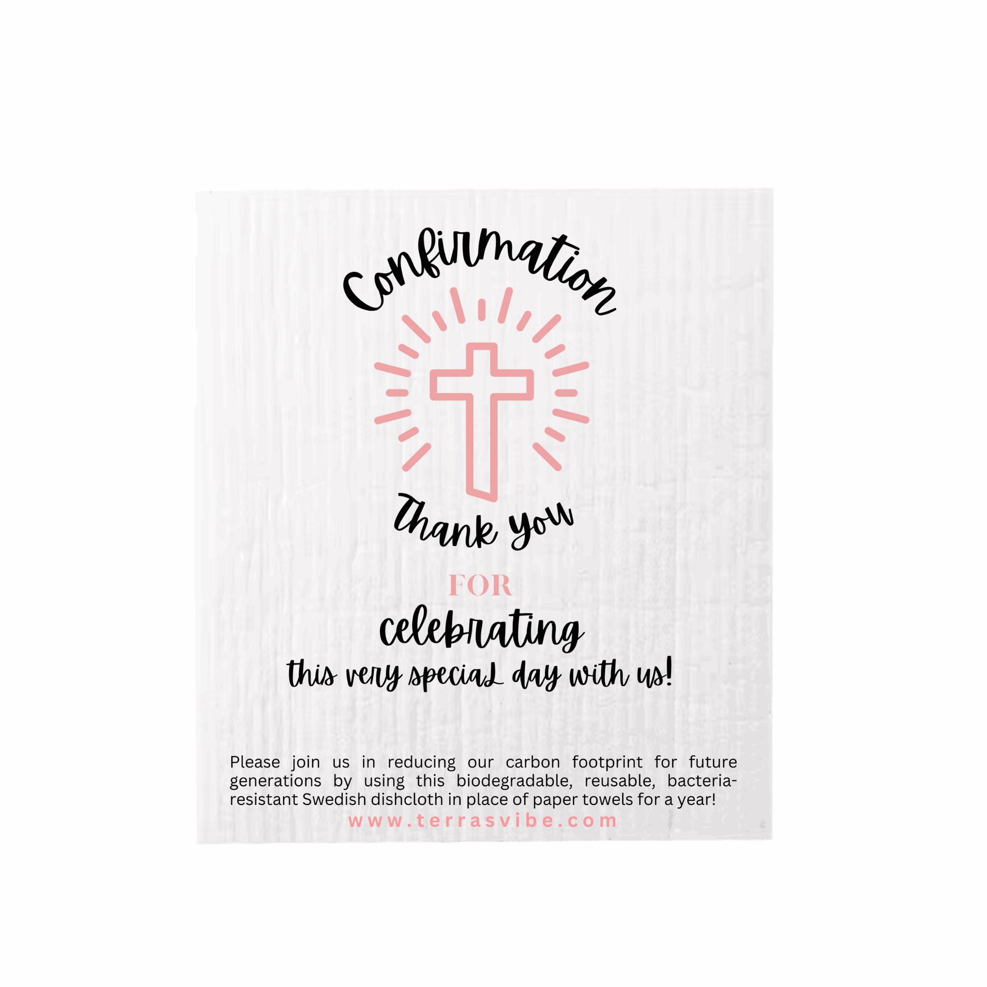 CONFIRMATION FAVOUR ~ [pink or blue]