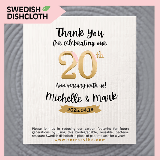 ANNIVERSARY PARTY FAVOUR ~ PERSONALIZED
