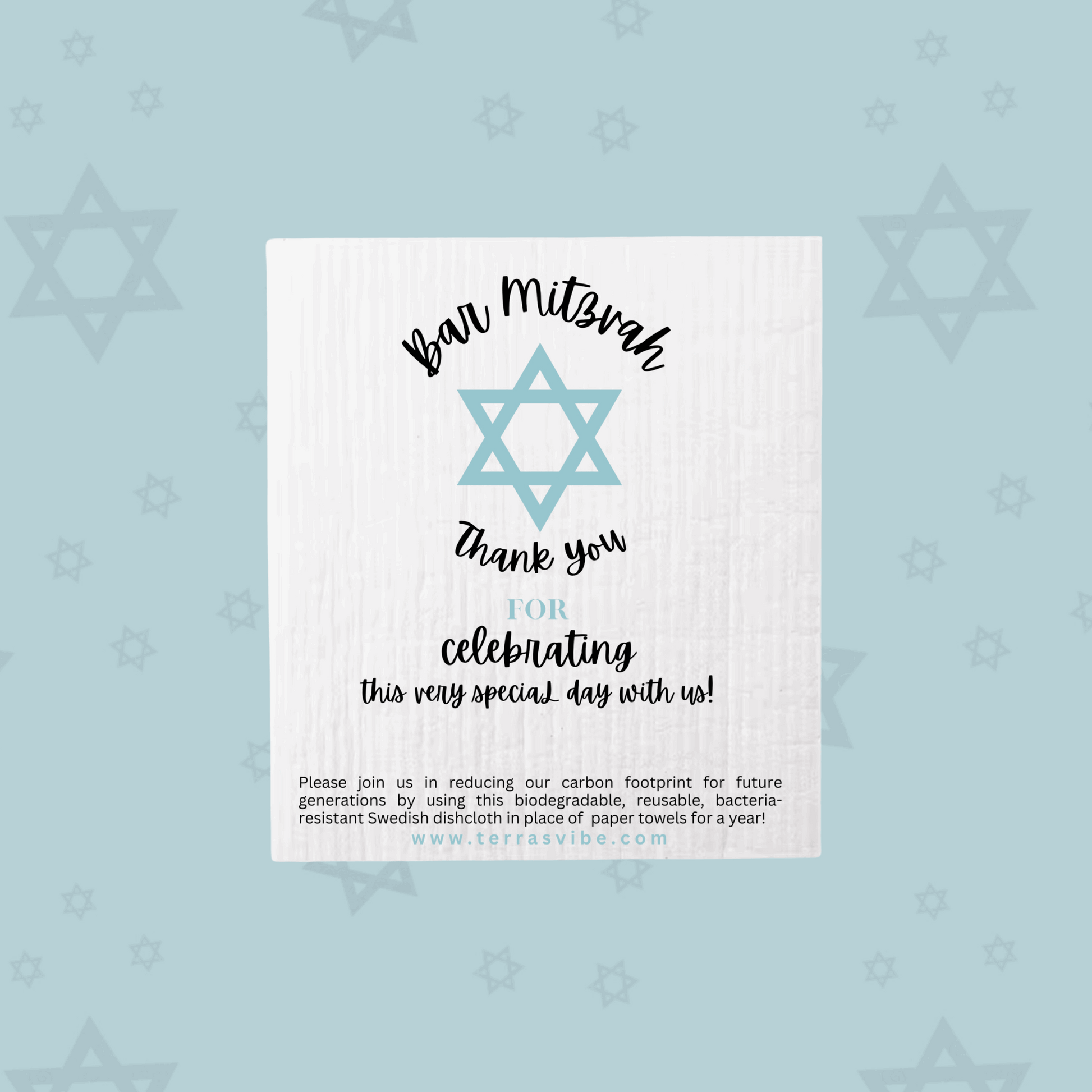 BAT or BAR MITZVAH FAVOUR ~ [pink or blue]