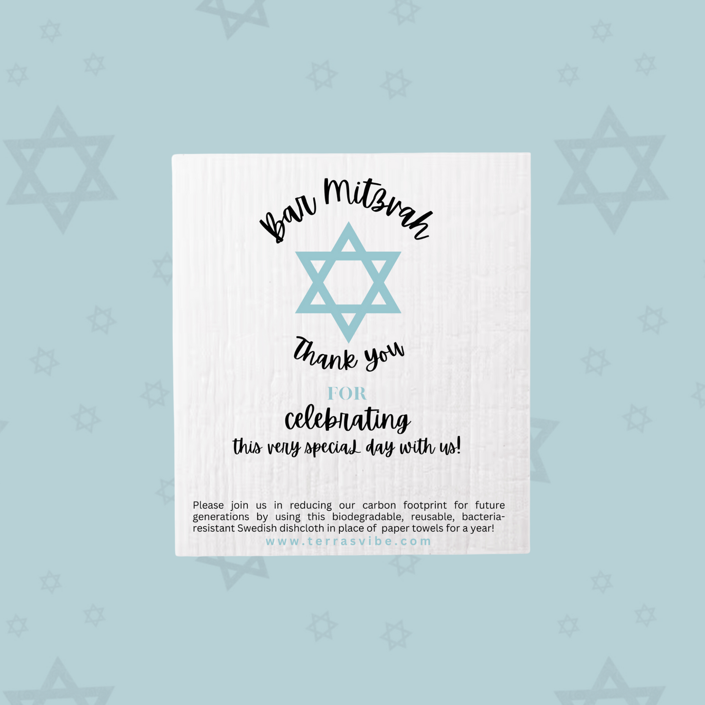 BAT or BAR MITZVAH FAVOR ~ [pink or blue]