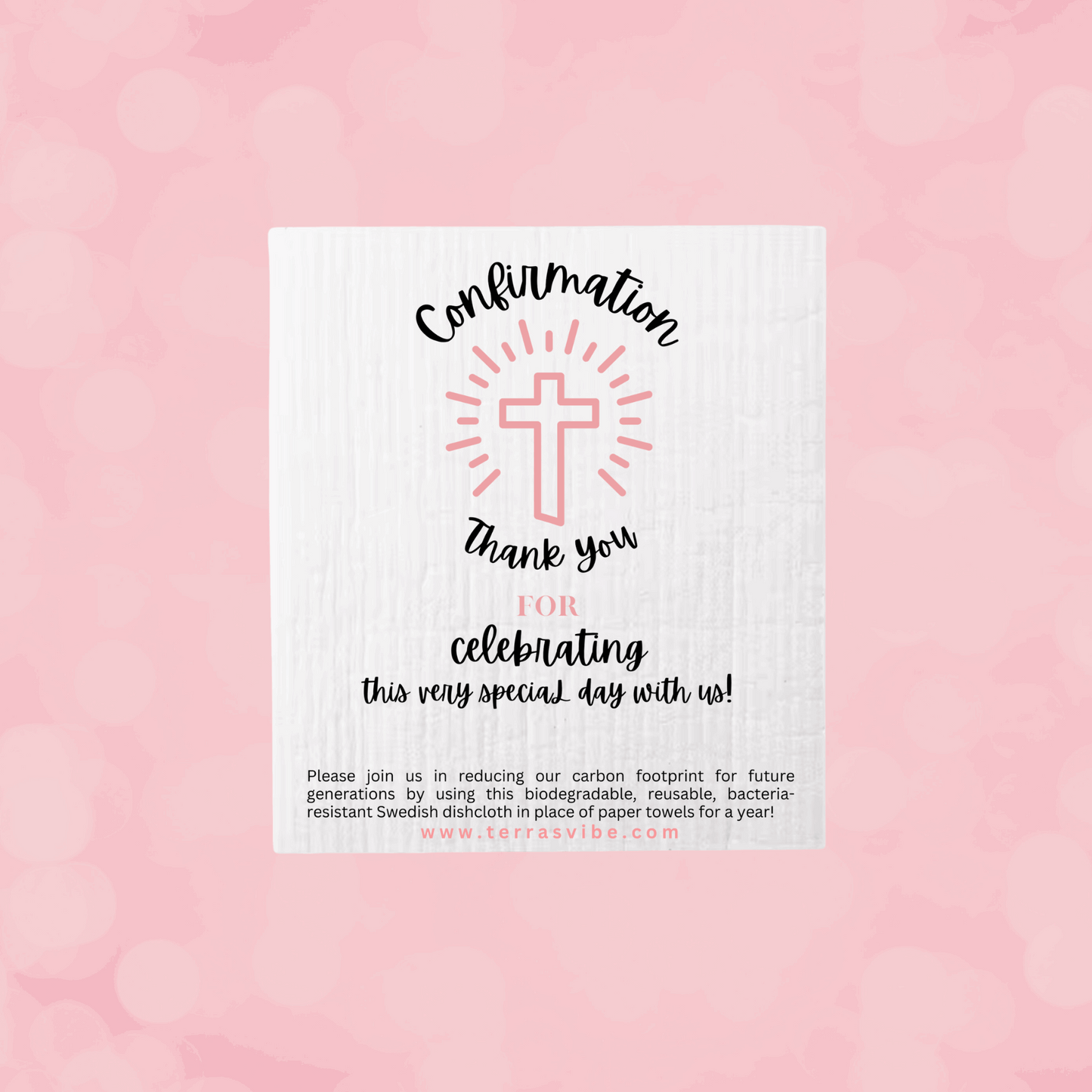 CONFIRMATION FAVOUR ~ [pink or blue]