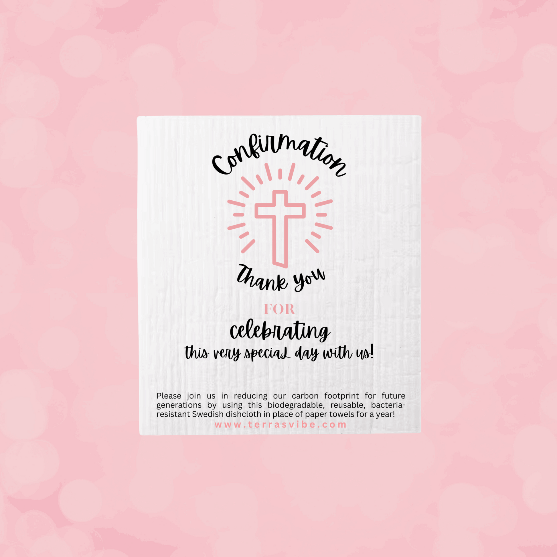 CONFIRMATION FAVOUR ~ [pink or blue]