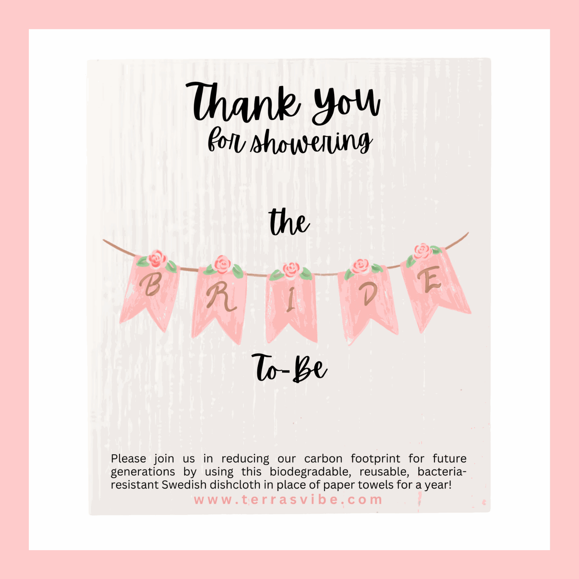BRIDAL SHOWER FAVOUR