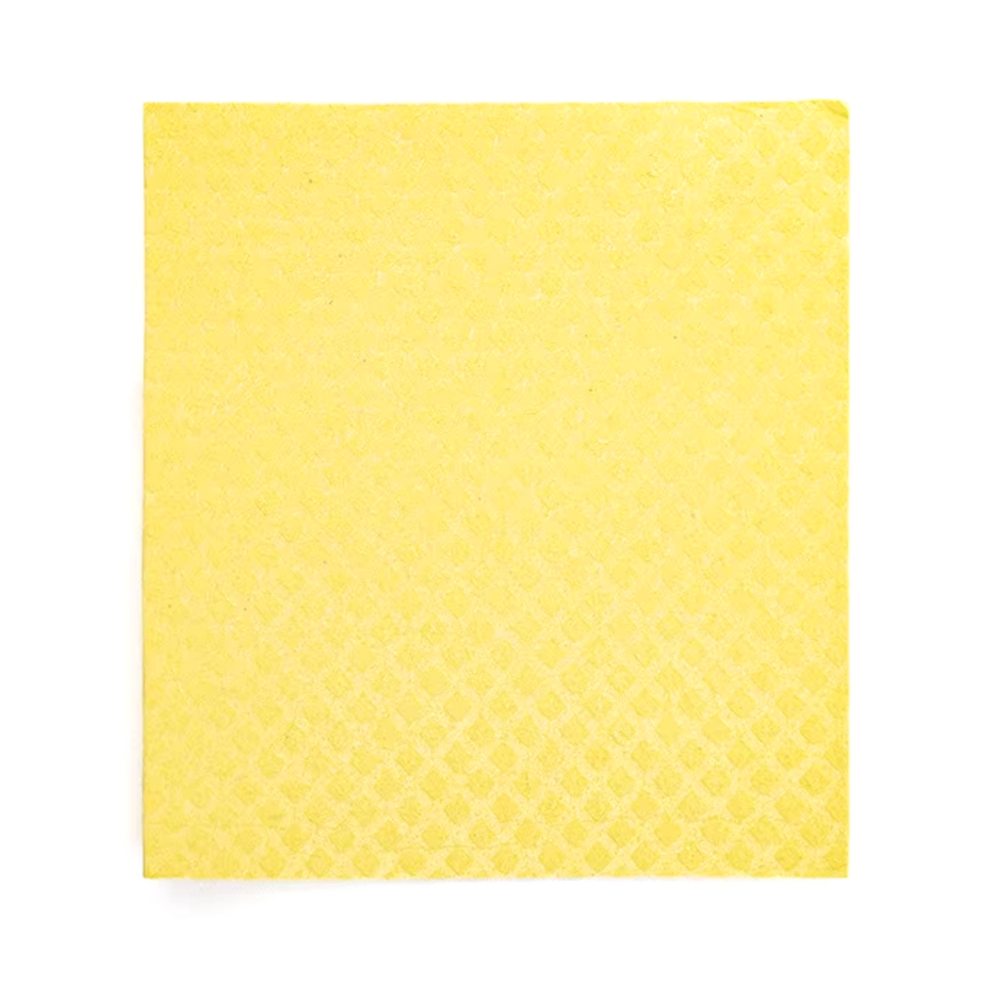 SOLID YELLOW ~ Single Swedish Dishcloth