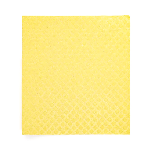SOLID YELLOW ~ Single Swedish Dishcloth