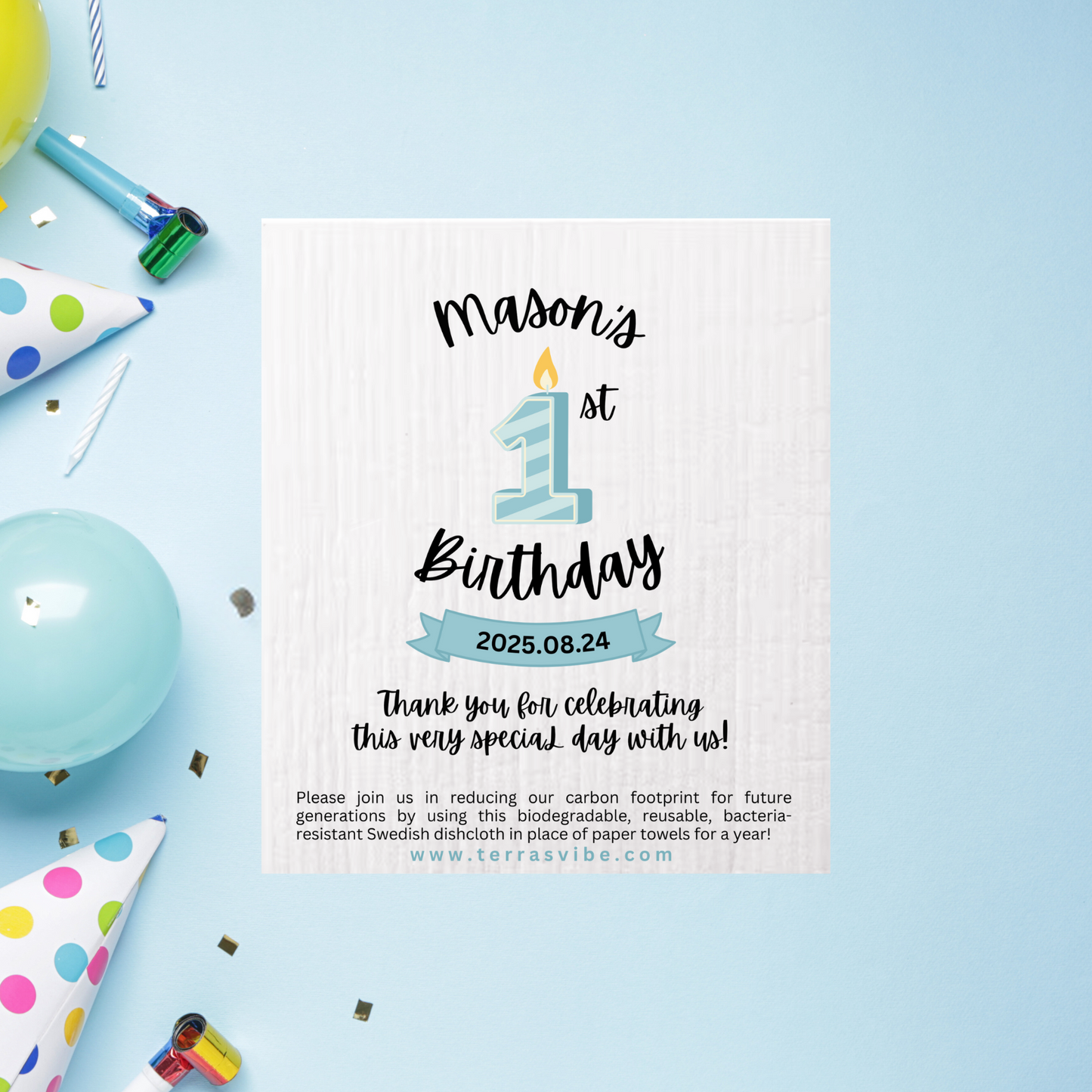 Baby's 1 St Birthday Party Favor | Terra's Vibe