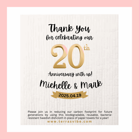 ANNIVERSARY PARTY FAVOUR ~ PERSONALIZED