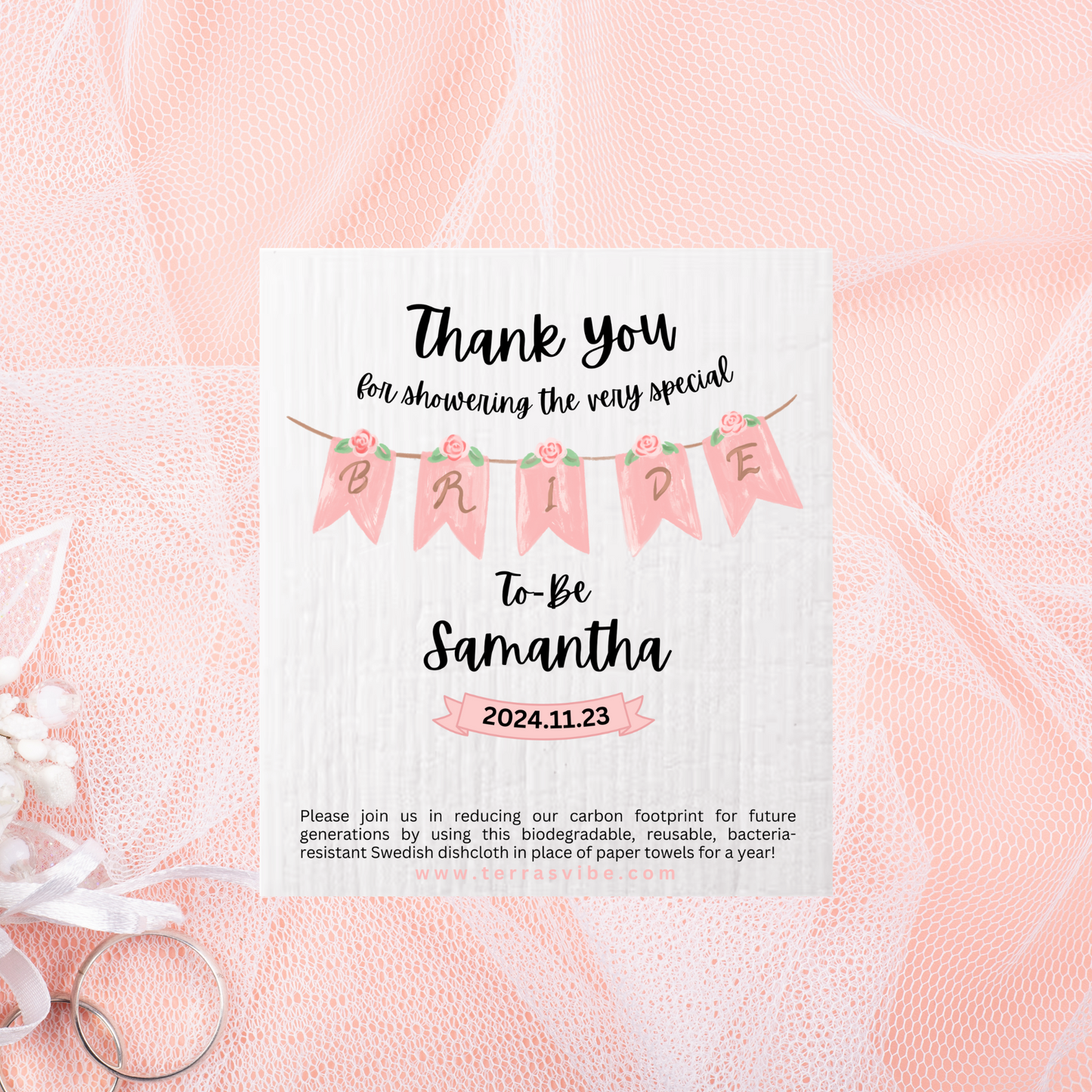 Bridal Shower Favors | Personalized Bridal Shower | Terra's Vibe