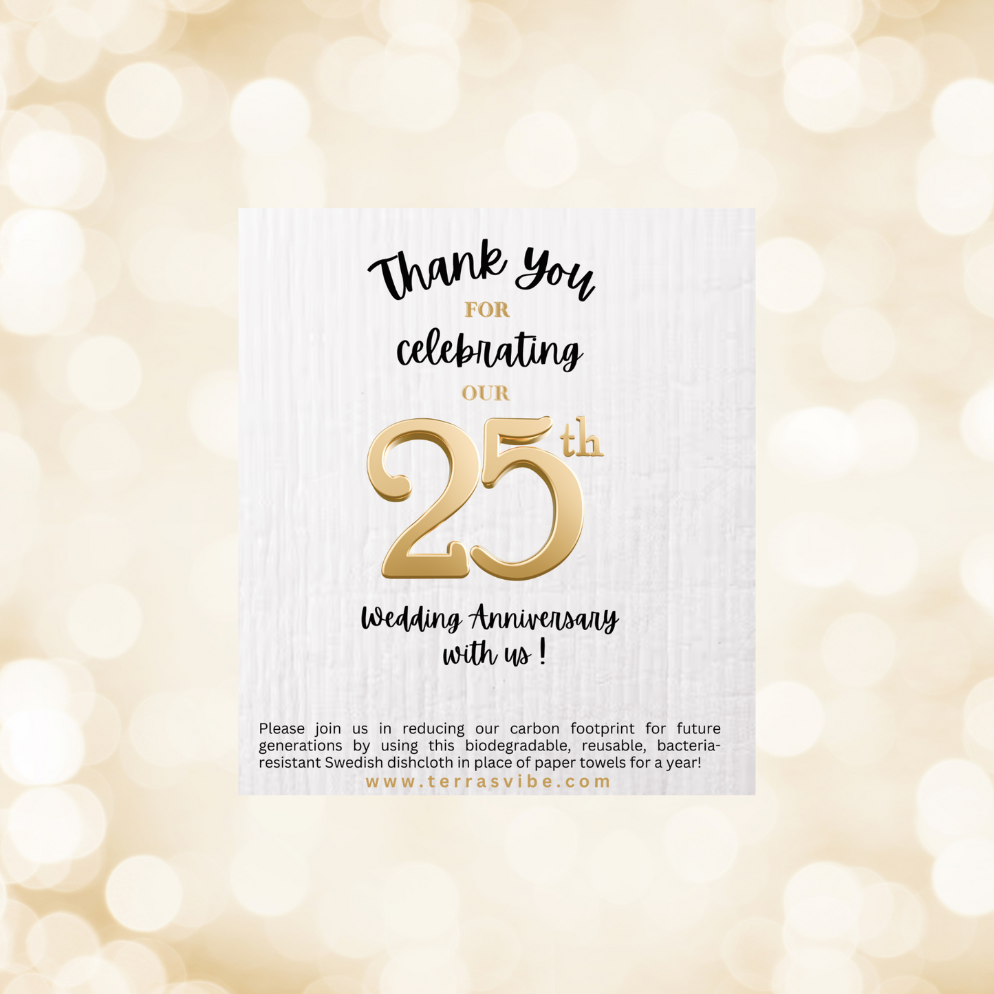 ANNIVERSARY PARTY FAVOR ~ 25th or 50th Year