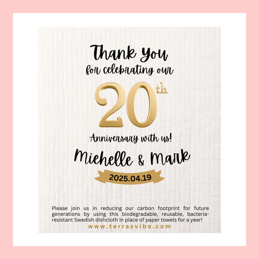 ANNIVERSARY PARTY FAVOR ~ PERSONALIZED