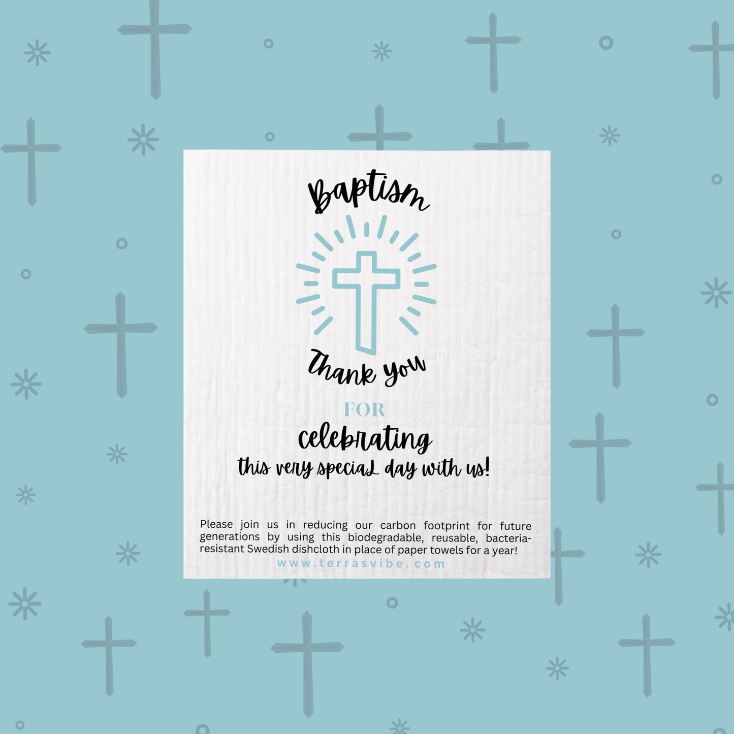 BAPTISM FAVOR ~ [pink or blue]