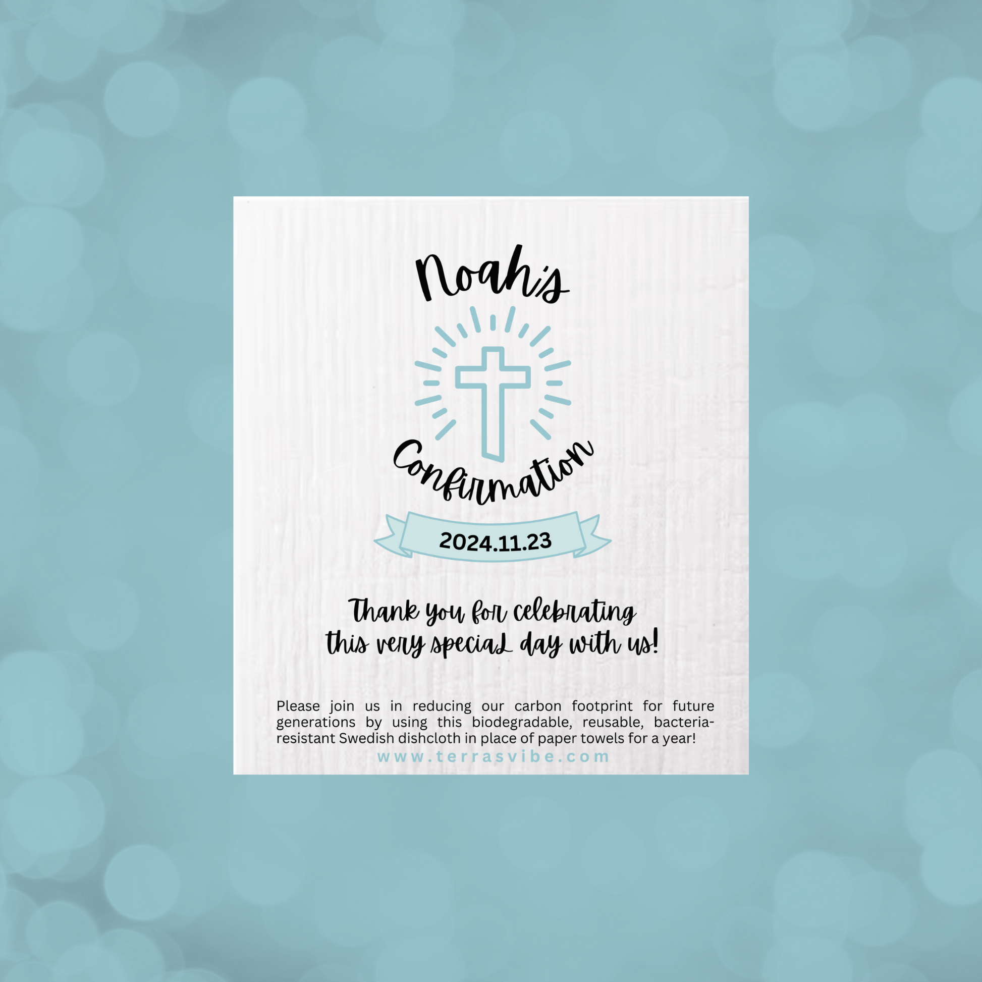 Custom Confirmation Favors | Terra's Vibe