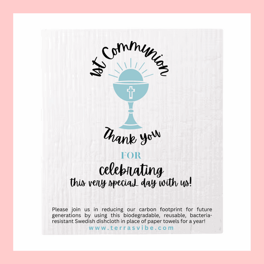 1st COMMUNION FAVOUR ~ [pink or blue]