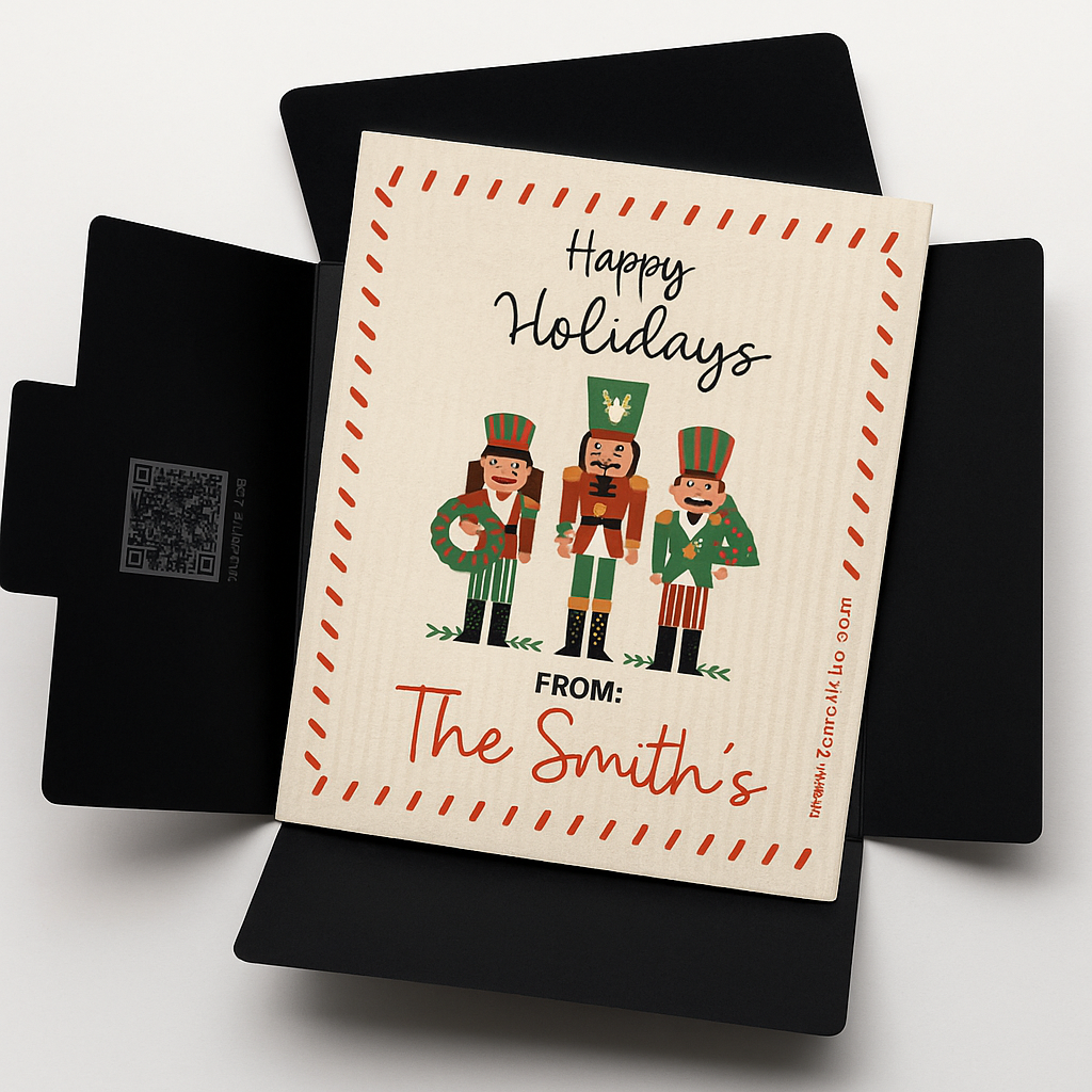 PERSONALIZED HOLIDAY NUTCRACKER- Swedish Cloth