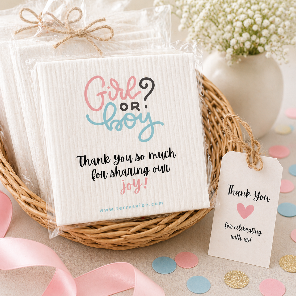 GENDER REVEAL PARTY FAVOR