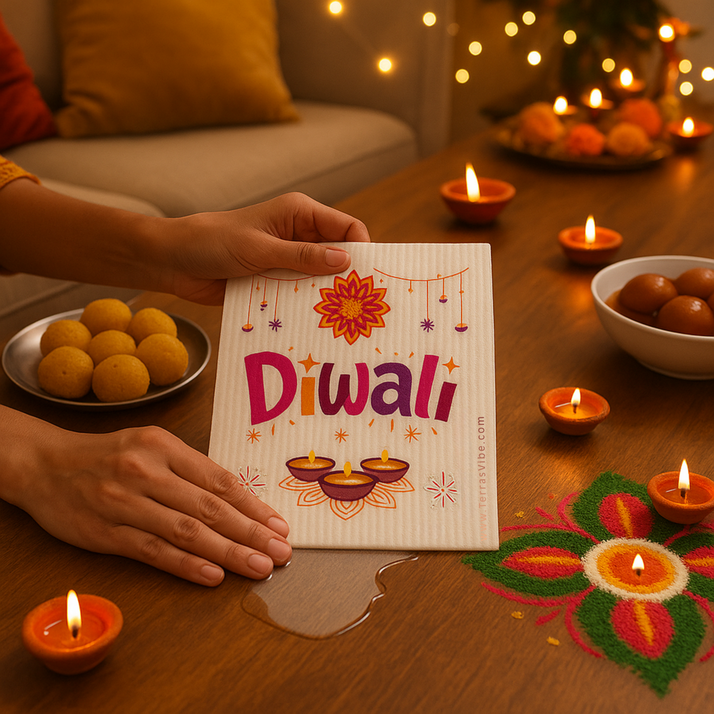DIWALI - Swedish Cloth