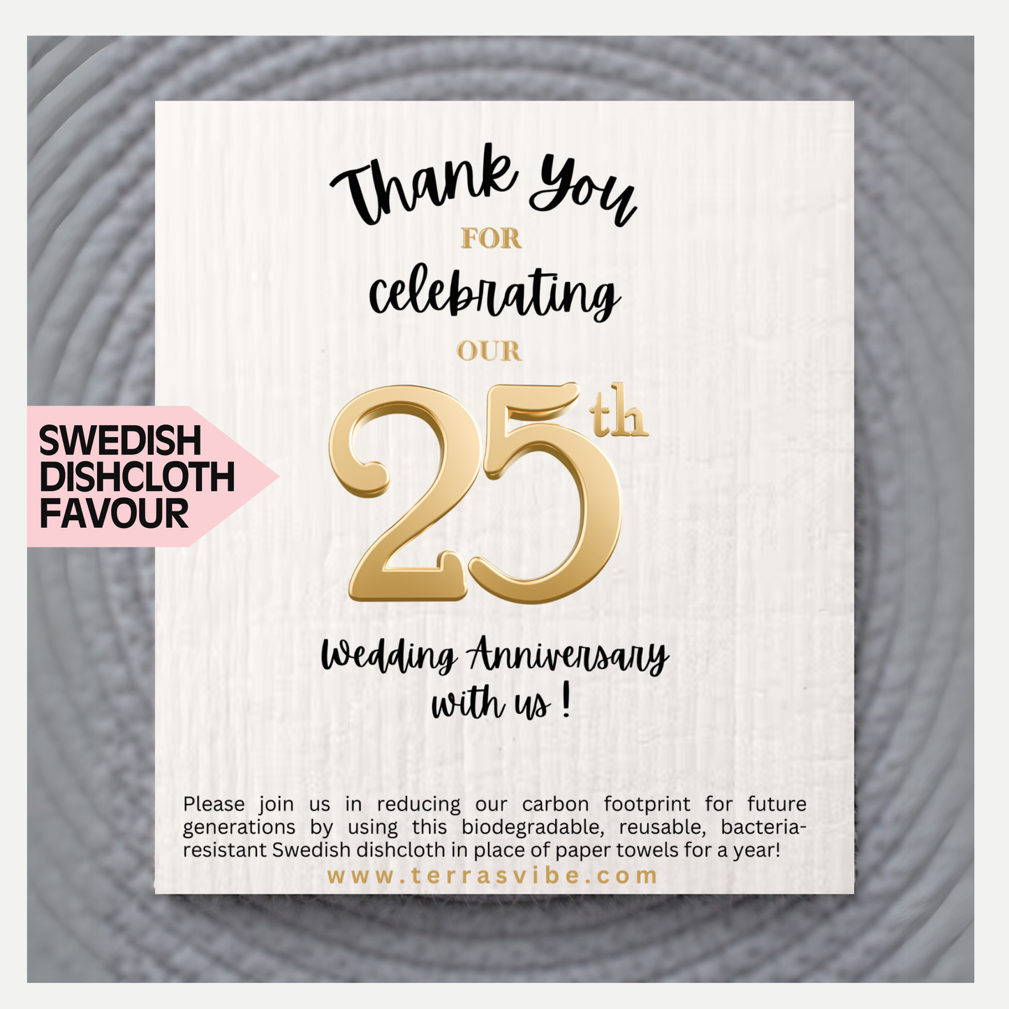 ANNIVERSARY PARTY FAVOR ~ 25th or 50th Year