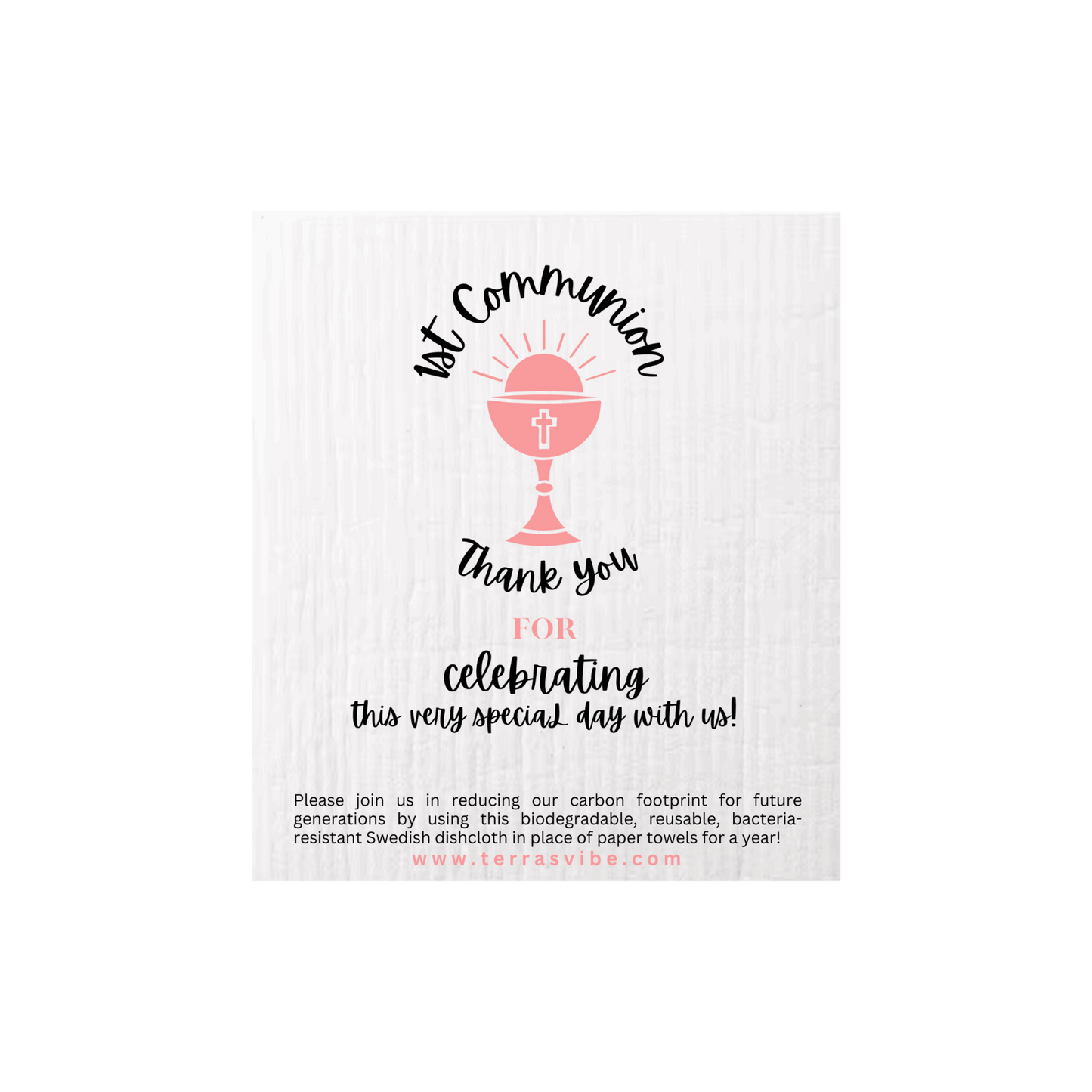 1st COMMUNION FAVOUR ~ [pink or blue]