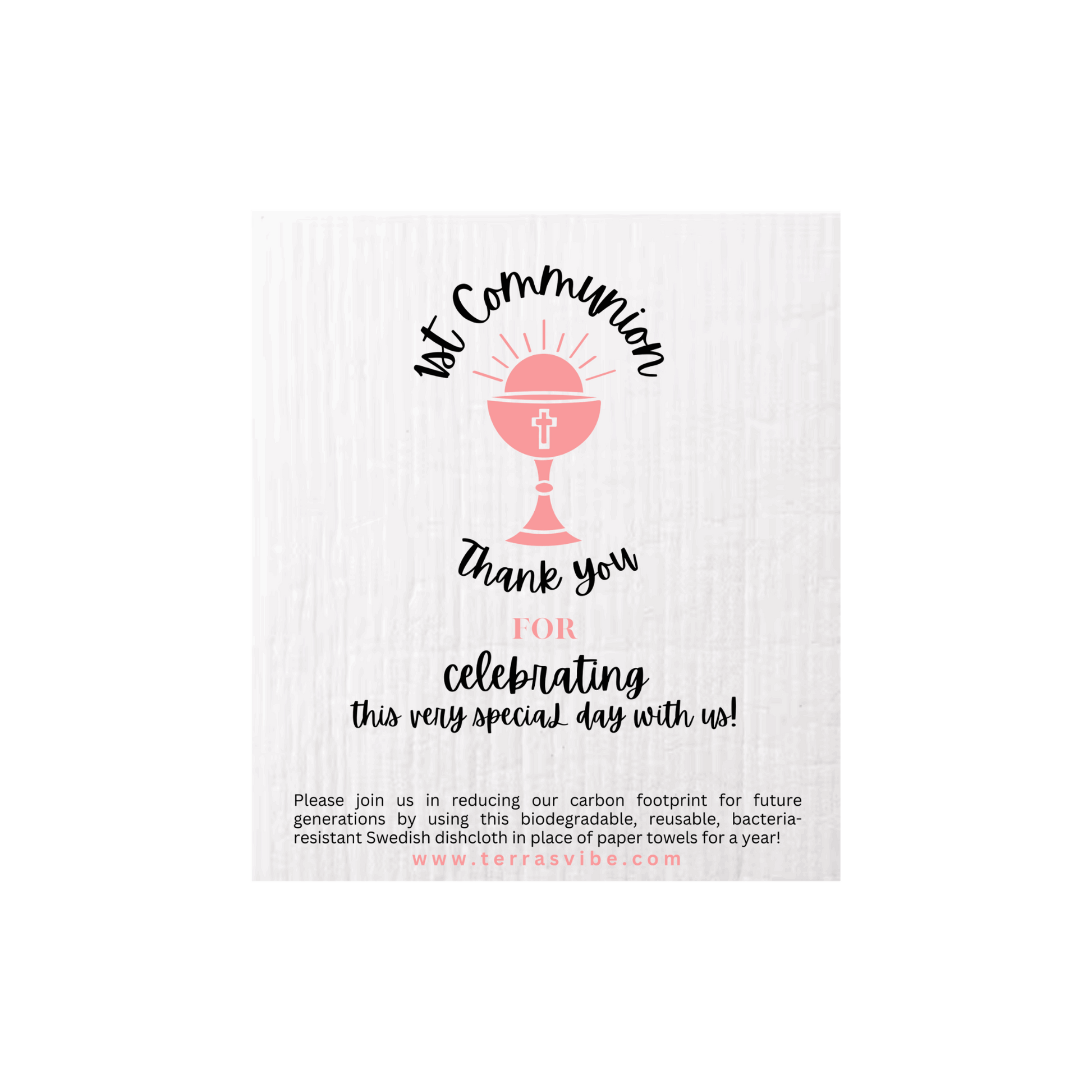 1st COMMUNION FAVOUR ~ [pink or blue]