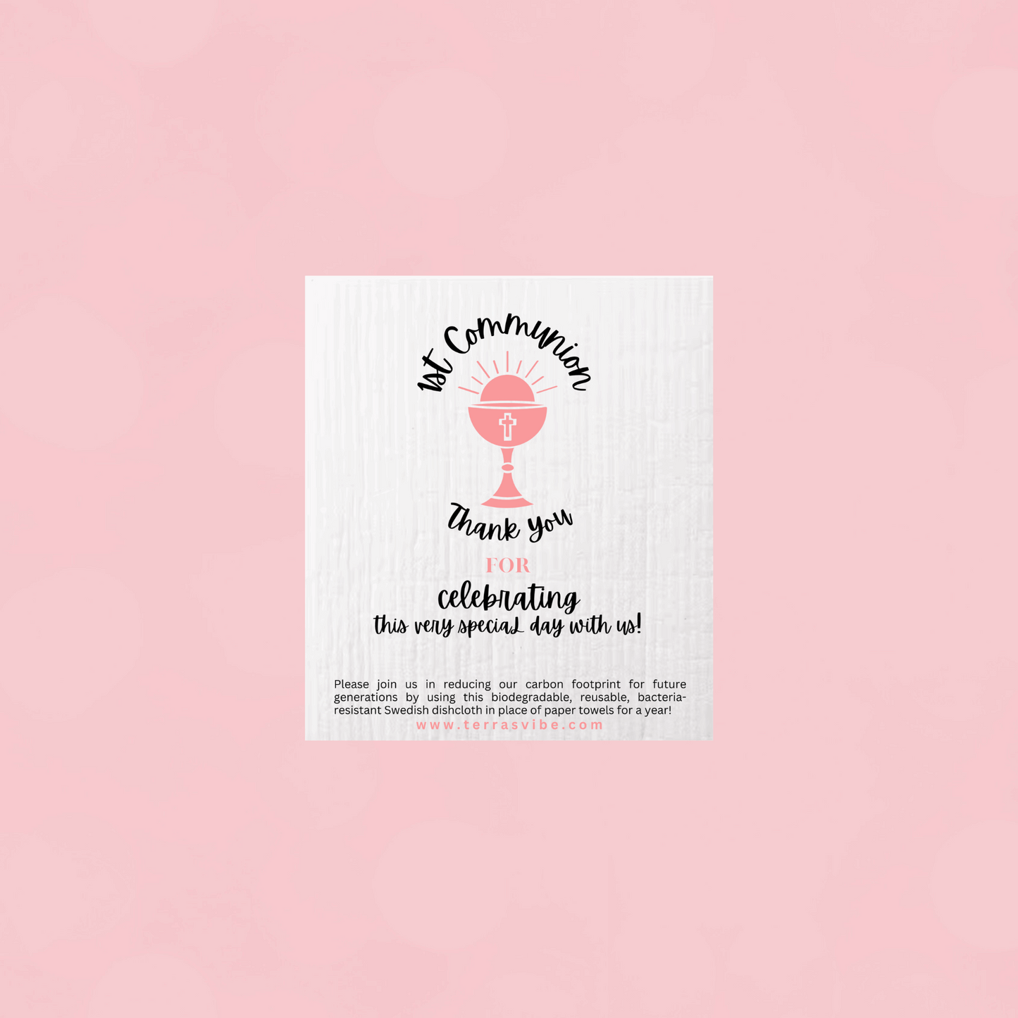 1st COMMUNION FAVOUR ~ [pink or blue]