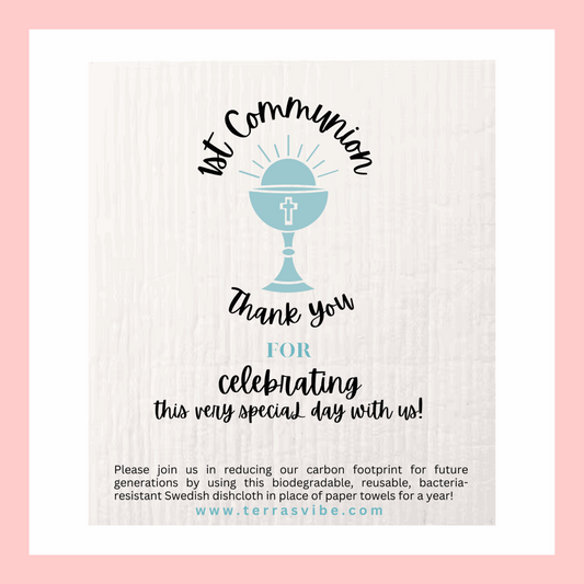 1st COMMUNION FAVOUR ~ PERSONALIZED ~ [pink or blue]