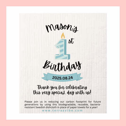 1st BIRTHDAY PARTY  ~ PERSONALIZED ~ [pink or blue]