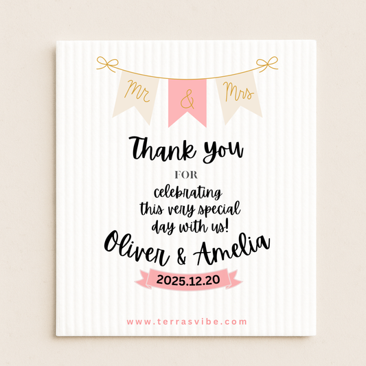 WEDDING GUEST FAVOR ~ pink or black