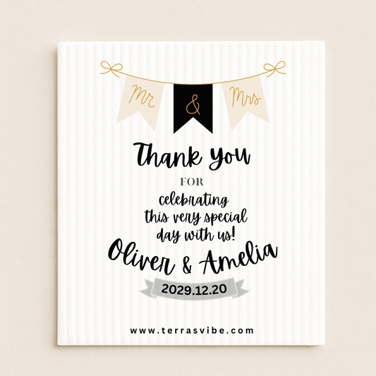 WEDDING GUEST FAVOR ~ pink or black