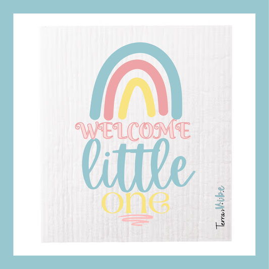 WELCOME LITTLE ONE ~ Swedish Cloth
