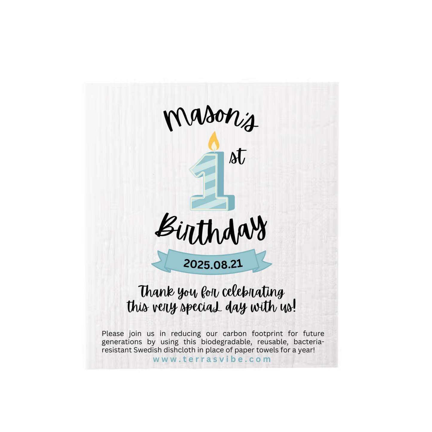 Baby's 1 St Birthday Party Favor | Terra's Vibe