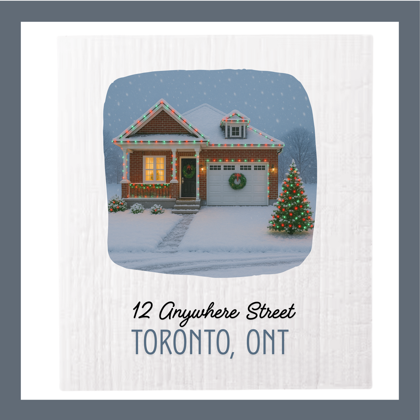 Print Your HOUSE or COTTAGE PHOTO on Swedish Cloths