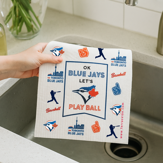 OK BLUE JAYS - Swedish Cloth