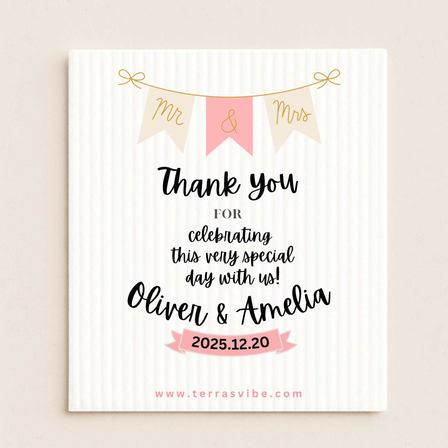 25 x Custom WEDDING GUEST FAVORS - any color