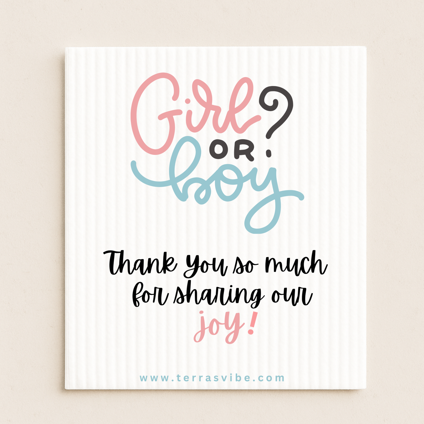 GENDER REVEAL PARTY FAVOR