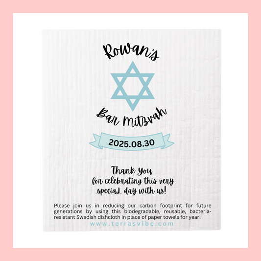 BAT or BAR MITZVAH FAVOR ~ [pink or blue]