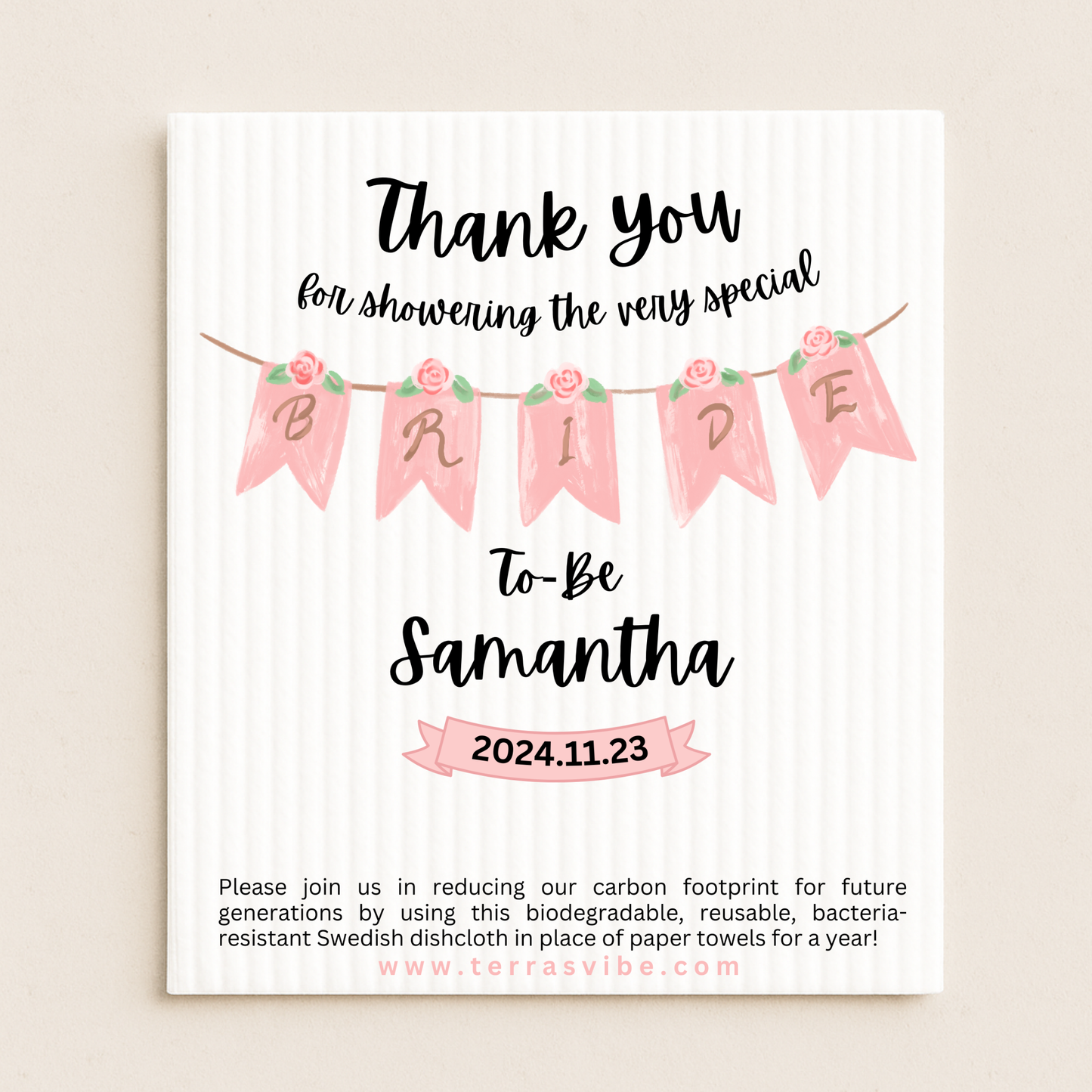 25 x Custom BRIDAL SHOWER FAVORS