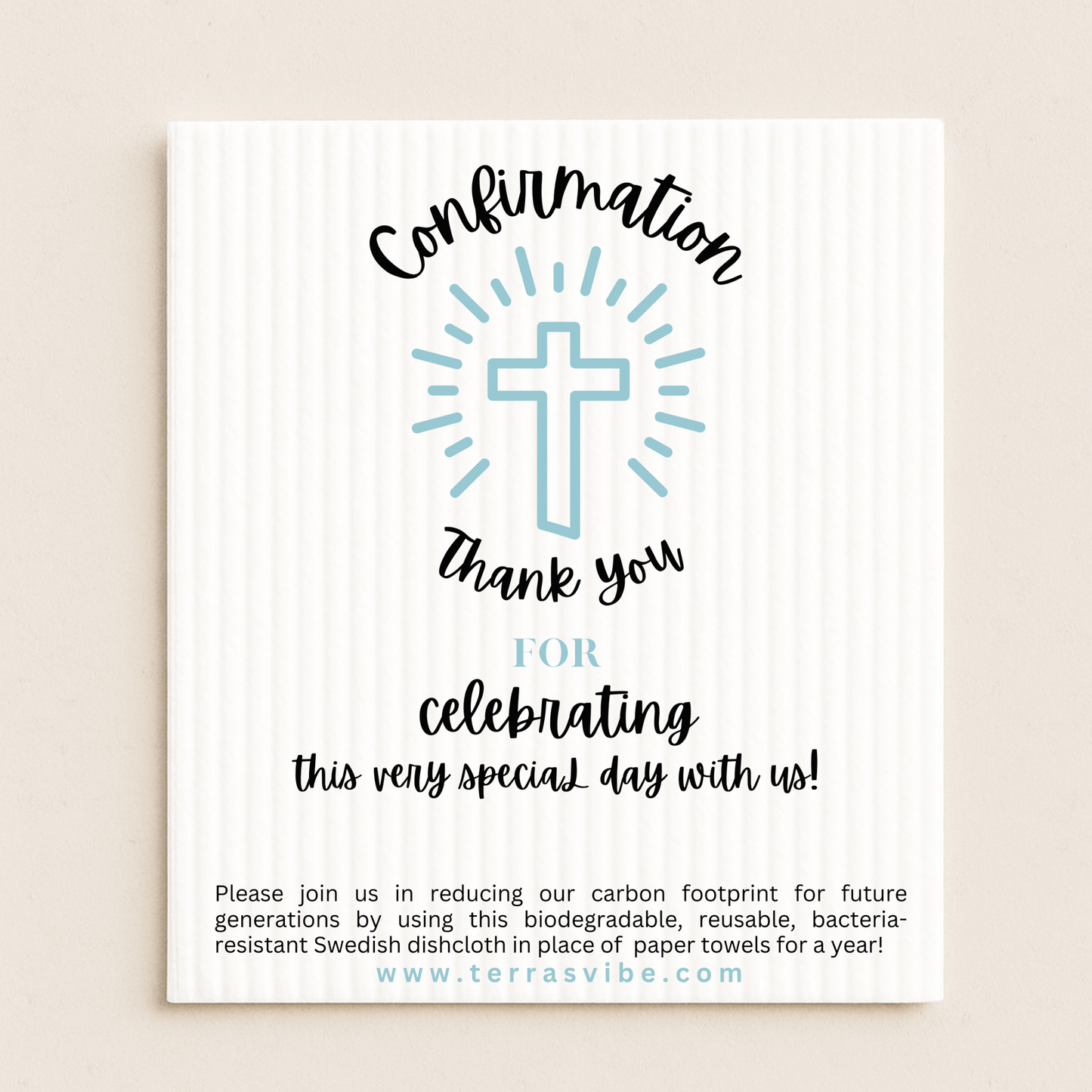 CONFIRMATION FAVOR - pink or blue