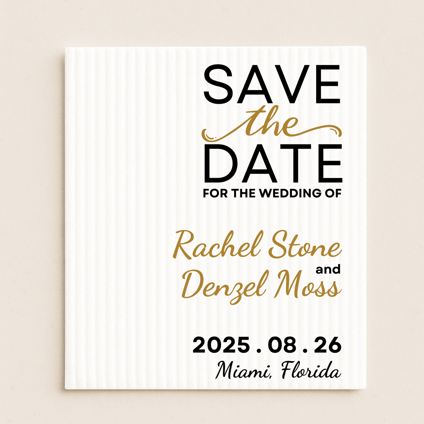 25 x SAVE THE DATES - any color