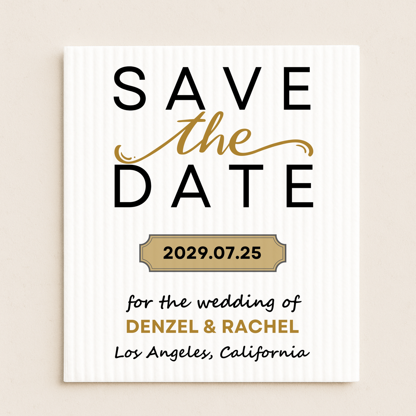 25 x SAVE THE DATES - any color
