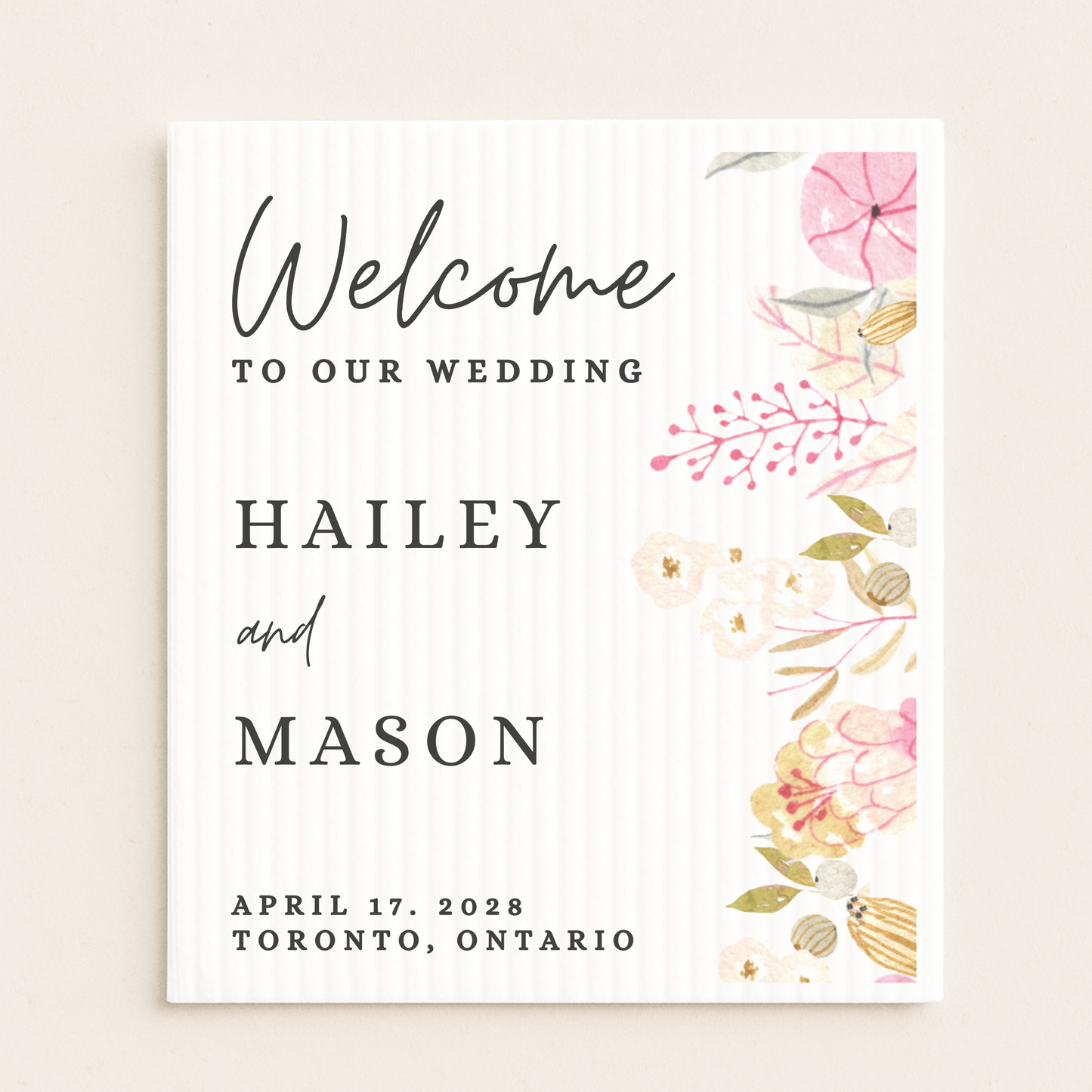 25 x WEDDING WELCOME GIFT - any color